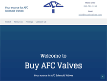 Tablet Screenshot of buyafcvalves.com